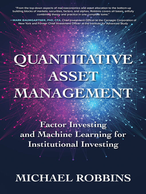 Title details for Quantitative Asset Management by Michael Robbins - Available